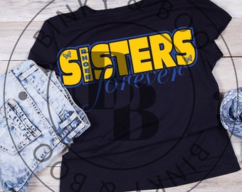 Rhoer Sisters Forever cut file SVG, Sigma Gamma Rho Sorority Cut File