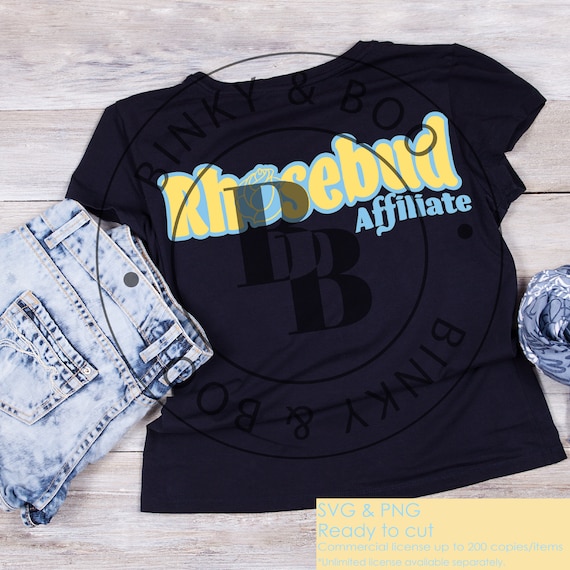 Rhosebud T-shirt Design Cut File Download SVG, Sigma Gamma Rho