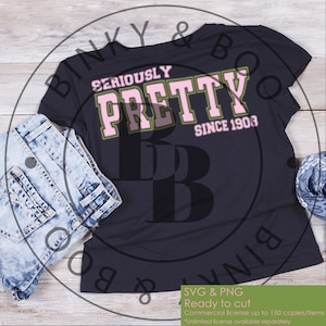AKA cut file, AKA Sorority inspired svg, Alpha Kappa Alpha SVG,  Seriously Pretty, Silhouette Cut file, Sorority Cut File