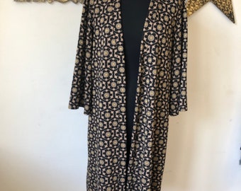 Black and Gold Kimono