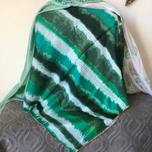 Foulard 4 en 1 vert printemps image 7