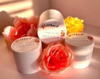 Exfoliante facial de avena y naranja