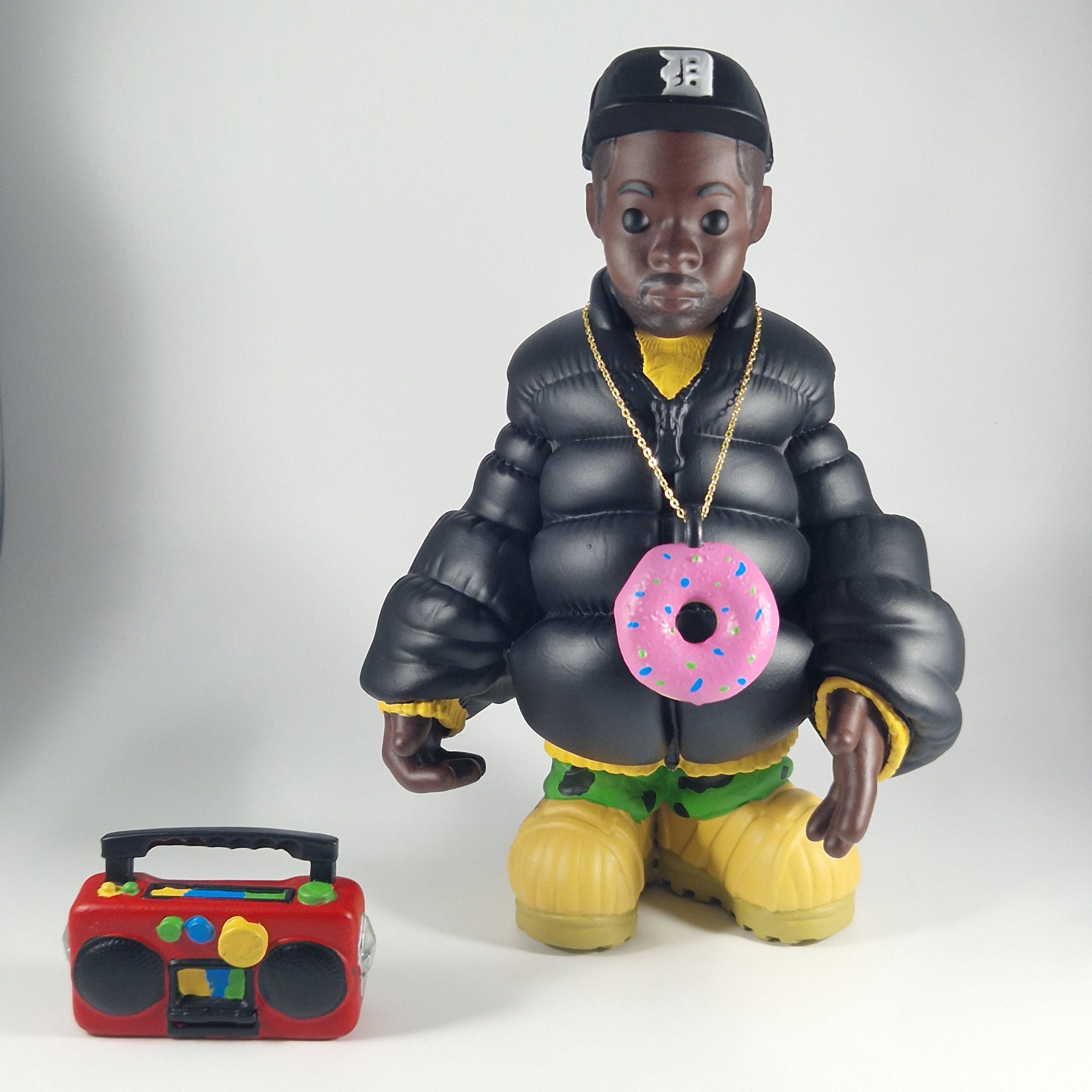 【激レア】新品 J DILLA FIGURE Jディラ フィギュア J Dilla Vinyl Figure 1st Edition Doll Stussy Rappcats Pay