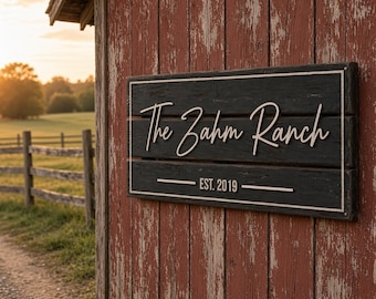 Handmade Custom Signs — Your Text, Colors, Size, Font, Shape & Design