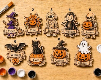 Custom DIY Halloween paint kits