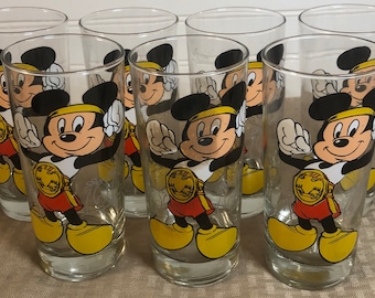 ヴィンテージ ミッキーマウス グラス - Etsy 日本