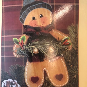 Vintage 10&quot; Christmas Gingerbread Man Kit
