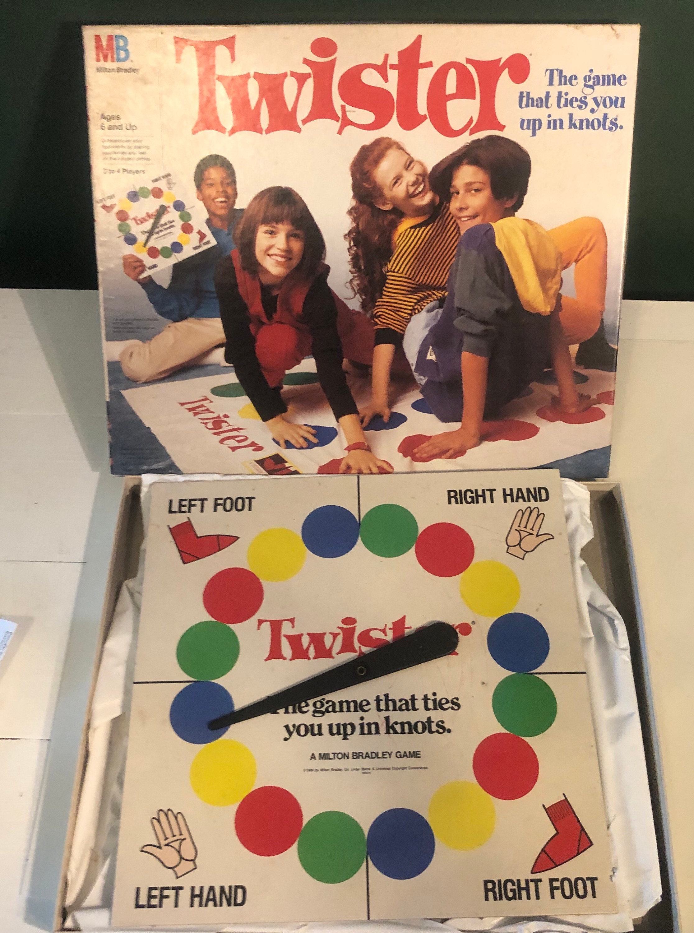 Vintage Twister, Full Size Game Mat, Twister 1993, Twister the