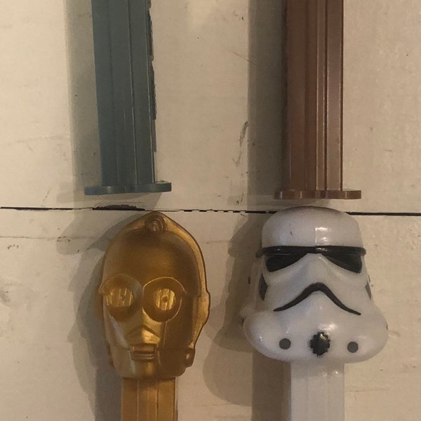 Vintage Star Wars Pez Dispenser's set of 4