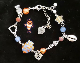 Adorable fish aquatic bracelet(7.1-8.5in)