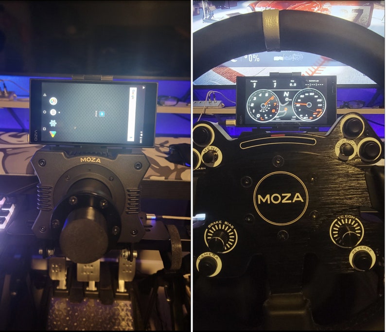 MOZA R9 R5 Phone Mount Stand Holder Dash Smartphone Holder - Etsy