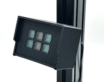 StreamDeck Mini Enclosure Mount: Adjustable Sim Racing Case
