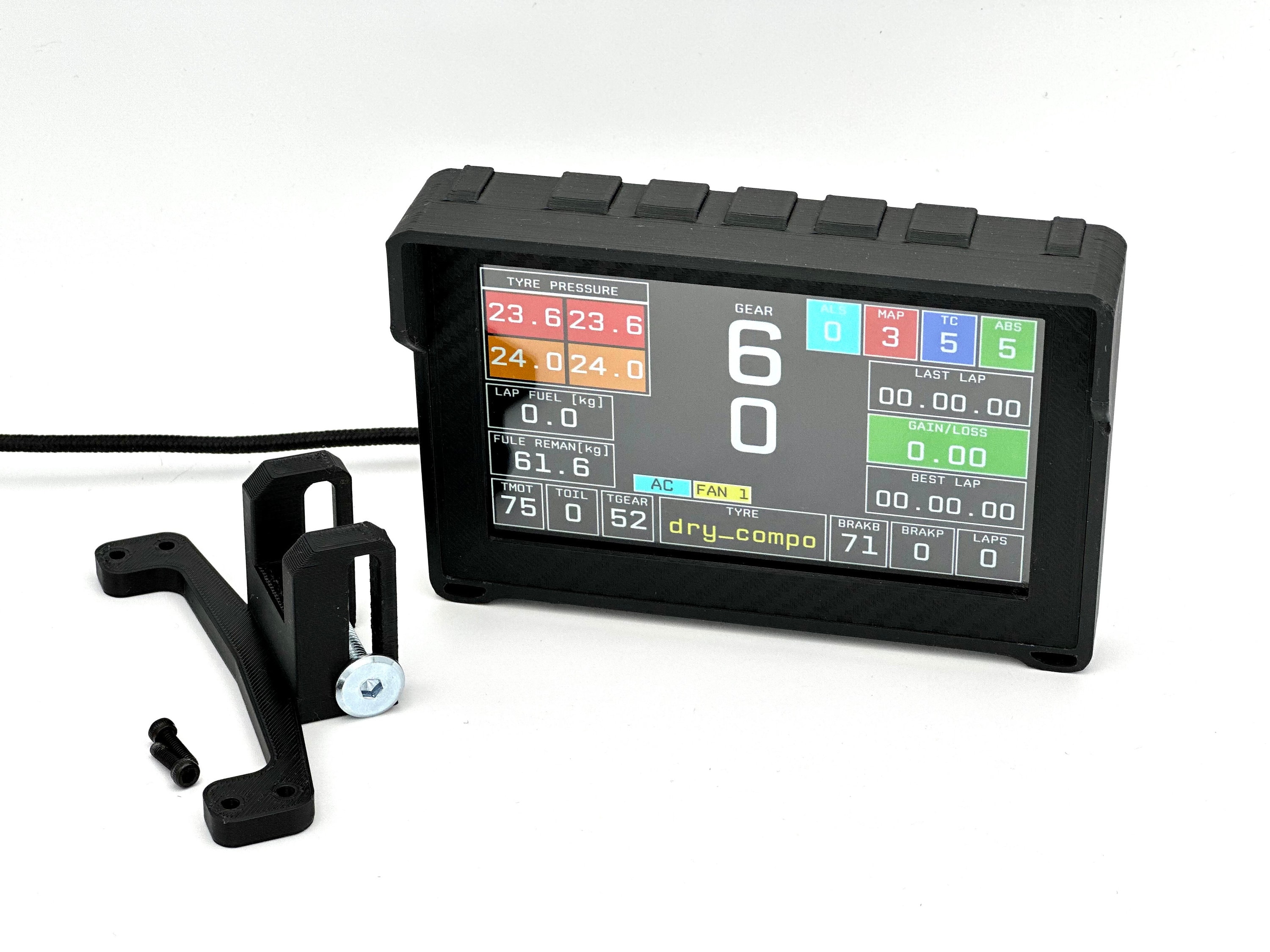 Tableau De Bord Simracing Avec 5 écrans Tactiles USB - Pour PC Et Volants