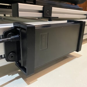 Profile PSU Mount for MOZA Racing R9 - Brackets for Power Supply, PSU Holder for Aluminium Profiles Sim Racing Cockpits
