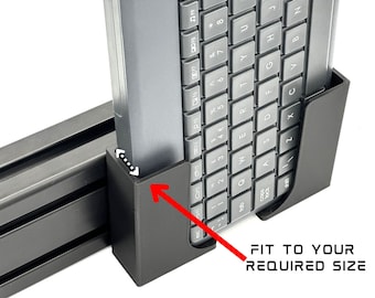 Soporte de teclado ajustable para simuladores de carreras: soportes 8020, accesorios para simuladores de vuelo