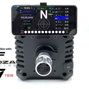 Adjustable Sim Racing Phone Mount: Fanatec, Moza, Simagic, Thrustmaster