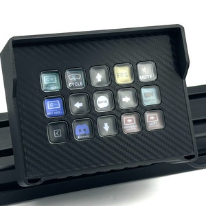 StreamDeck MK2 Enclosure Mount: Adjustable Sim Racing Case