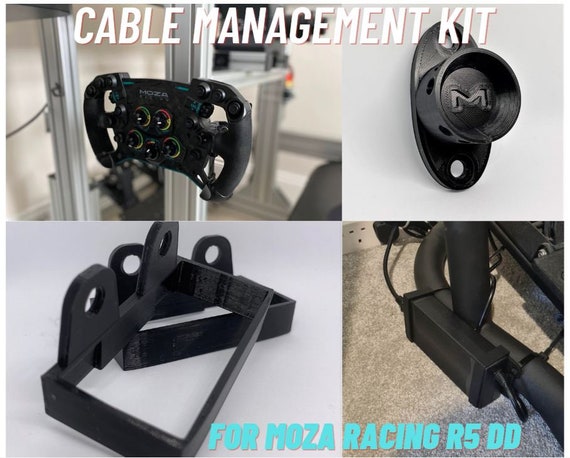 Cable Management Bundle for MOZA R5 MOZA Racing R5 Cable Tidy Kit