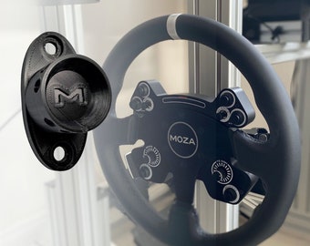 Moza Racing Steering Wheel Mount: Sim Racing QR Wall Holder
