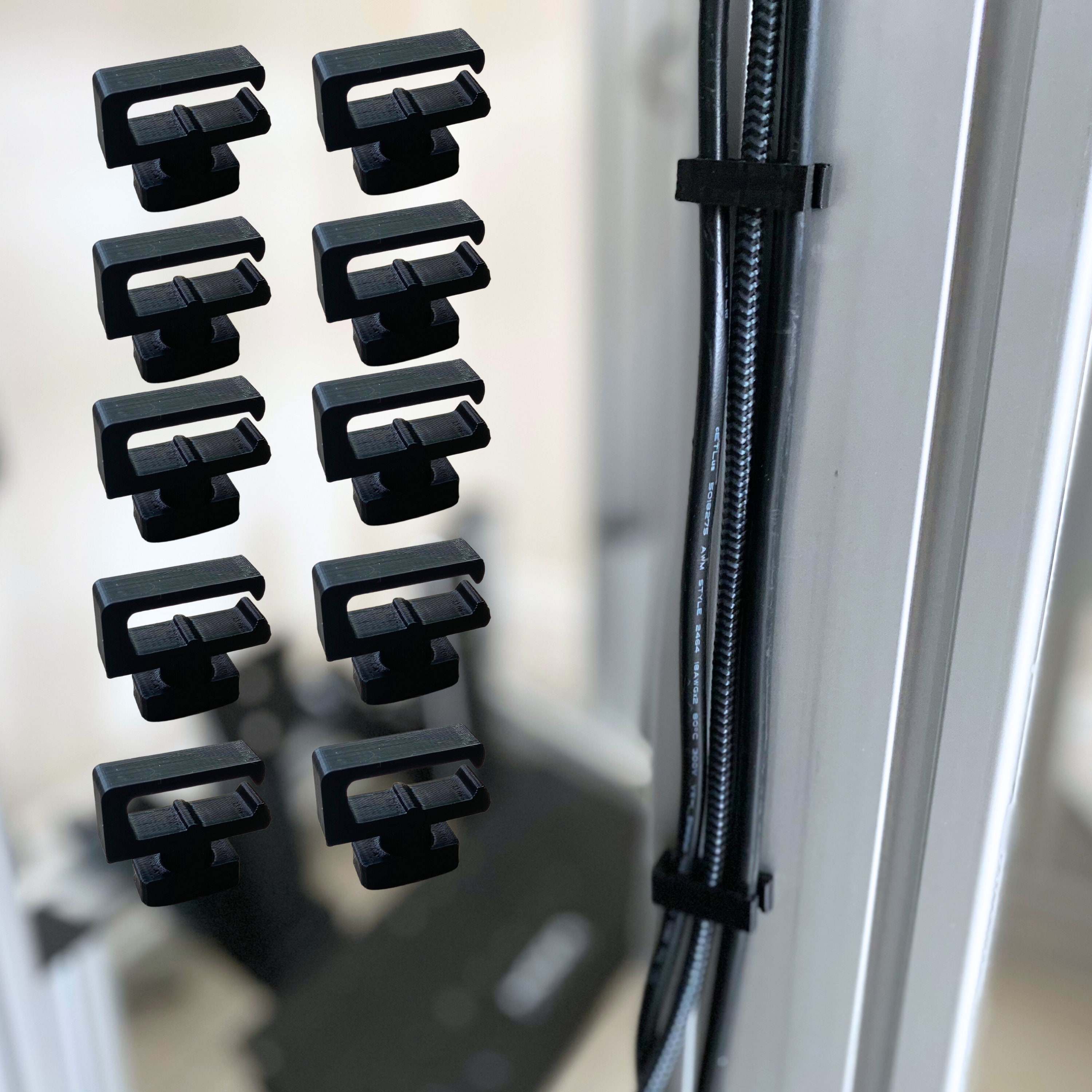 Sim Racing Cable Clips: 40 Series Aluminum Profile Cable Management - Etsy