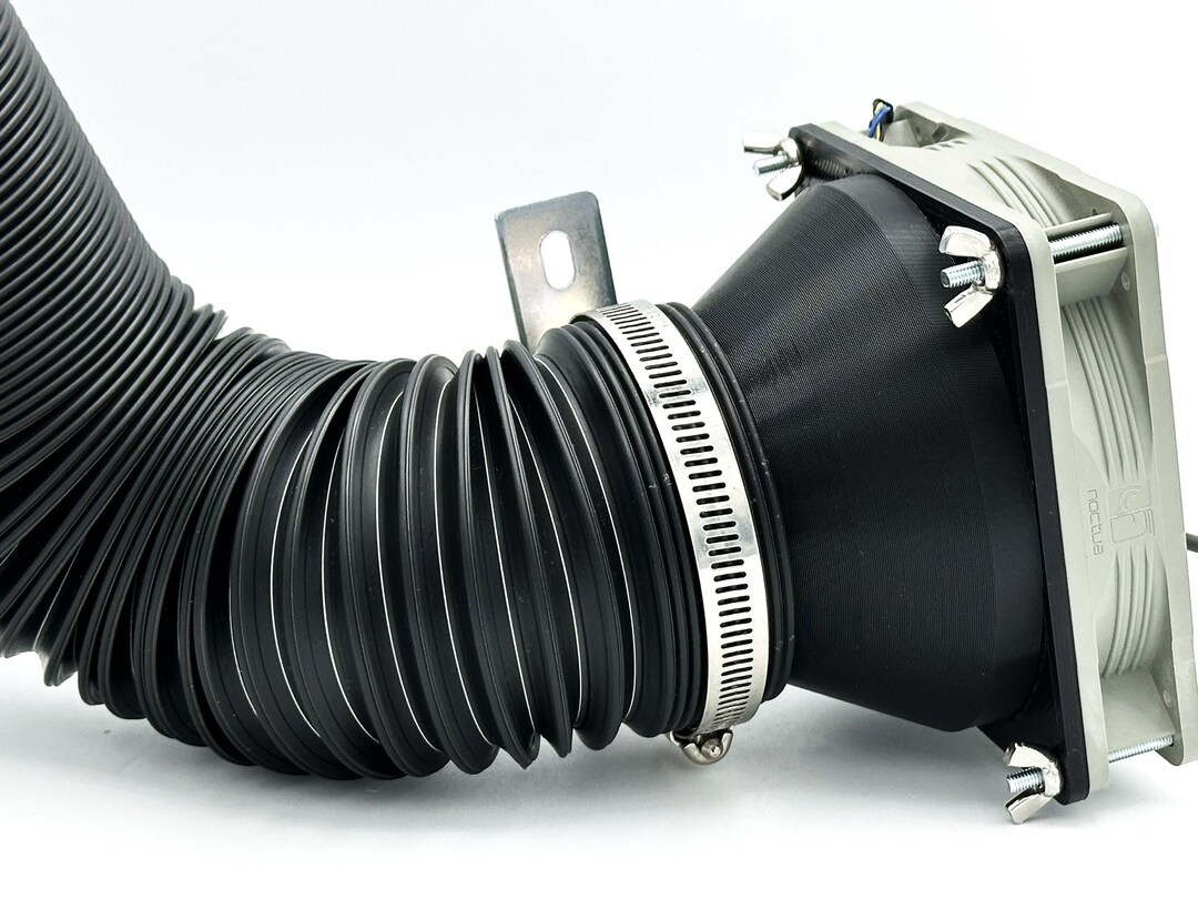 140/120mm Fan to 3 Intake Adapter Computer Fans 120 and 140mm Fan Duct