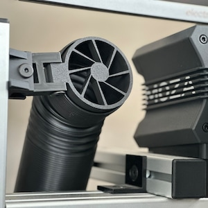 Sim Racing Wind Simulator Shroud: 3&quot; Intake Fan Duct Adapter