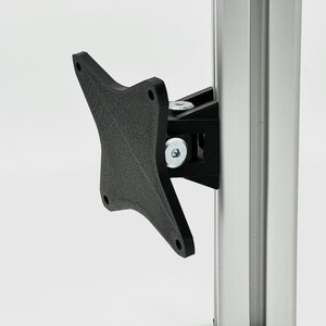 Button Box VESA Mount 75mm with M5/M4/M3 Holes - 2 Axis adjustable button box mounting, Sim Rig Upgrade, Button Box Mount, VESA