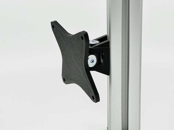 VESA Mount: 75mm 2-Axis Adjustable Button Box Mount for Sim Racing