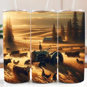 Life is Better on the Farm Life 20 oz Skinny Tumbler Sublimation Design Digital Download PNG Instant DIGITAL, Barn Rustic Ranch Tumbler Wrap