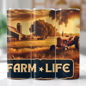 Life is Better on the Farm Life 20 oz Skinny Tumbler Sublimation Design Digital Download PNG Instant DIGITAL, Barn Rustic Ranch Tumbler Wrap