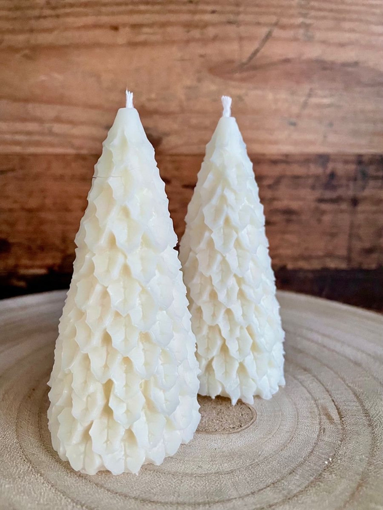 Christmas Tree Shaped Candle, Snow Tree Candle,scented Christmas Gift