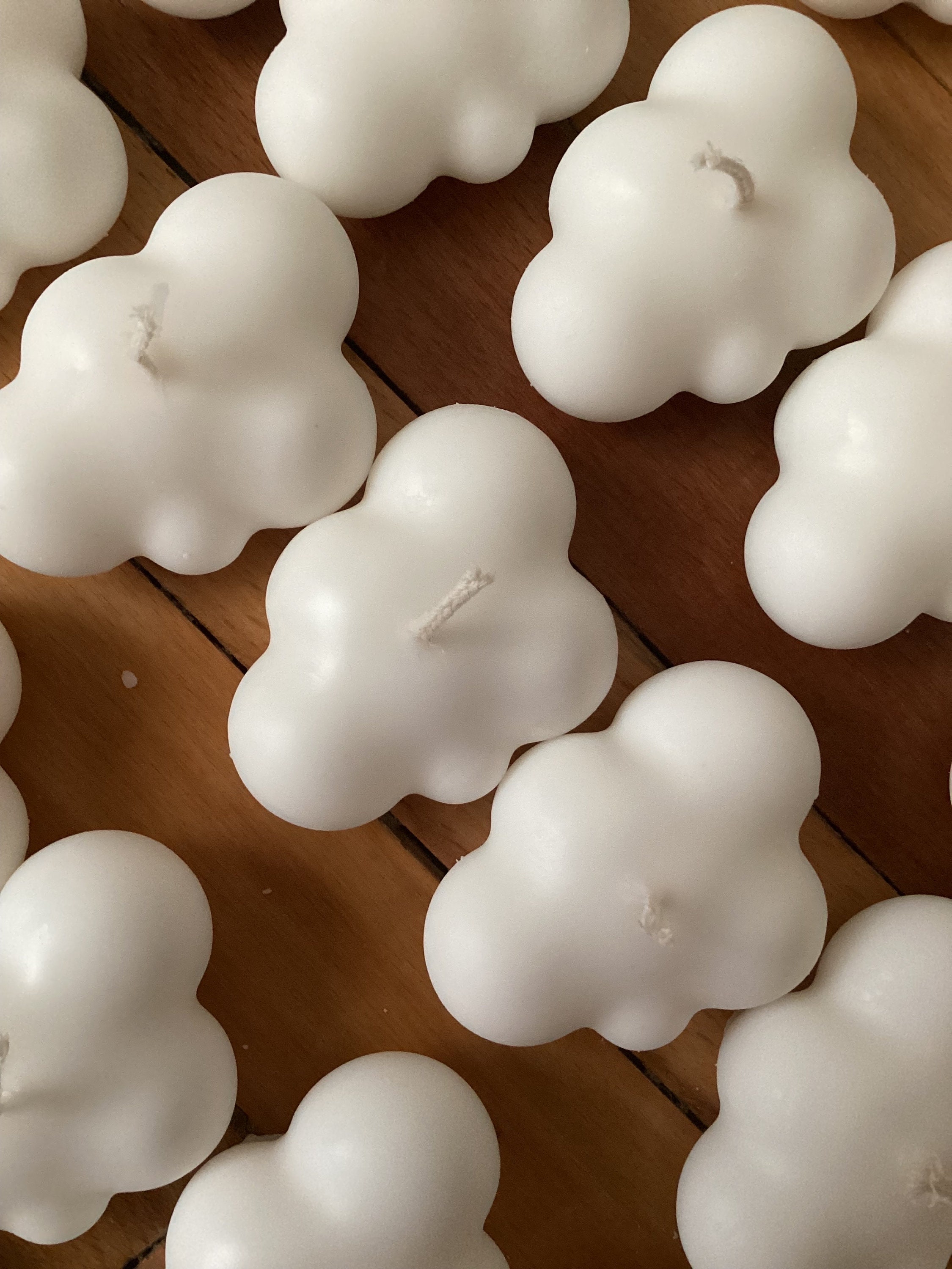 Mini Cloud Candles Guest Gift Favor Set Baby Shower Party Keepsake Bridal Shower Decoration Bulk Mini Candles Thank You Present for Guests