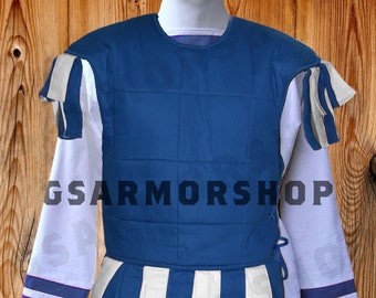 Roman Subarmalis - White Roman Costume, Viking Tunica Dress, Halloween Gifts