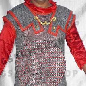Chainmail Lorica Hamta, chainmail shirt, chainmail armor, gambeson, viking tunica, Roman sandal, roman    armor, roman boots, costume, chainmaile, roman maile