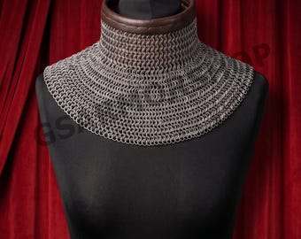 Chainmail Standard 8MM flat Ring Riveted with washer For Medieval Events
