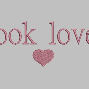 book lover machine embroidery