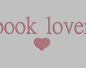 book lover machine embroidery