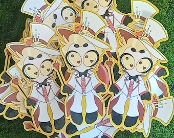Lucifer Hazbin Hotel vinyl stickers