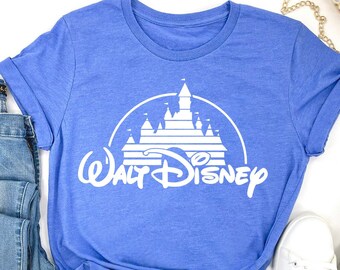 Walt Disney T-shirt, Disney Shirts, Mickey Shirts, Minnie Shirt, Disneyworld Shirt, Disney Shirt For Women, Walt Disney Shirt, Disney Castle