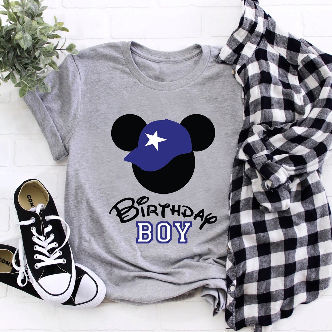 Disney Birthday Boy Shirt Birthday Shirt Disney Birthday Etsy