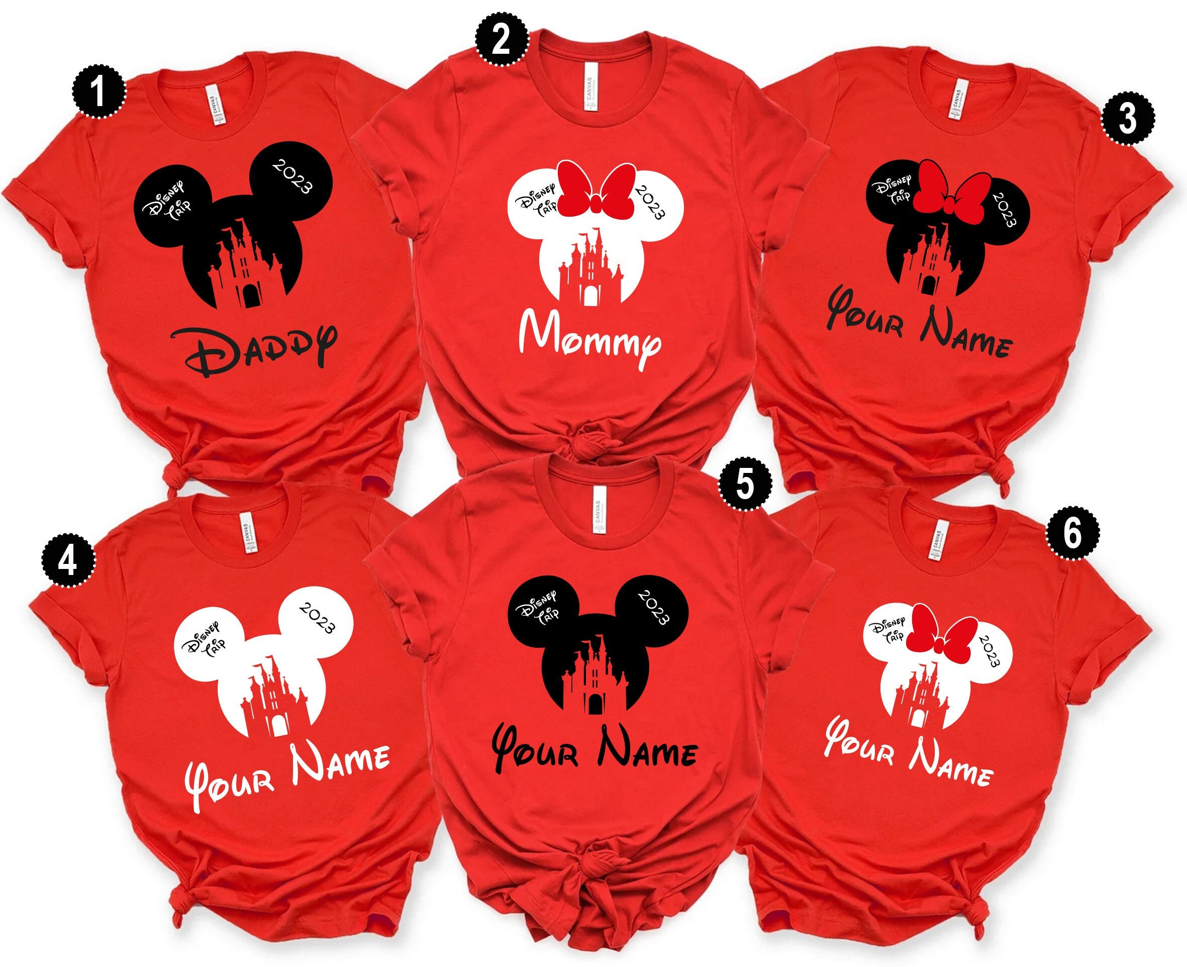 Walt Disney Matching Shirts, Disney Trip 2023, Disney Family Shirts
