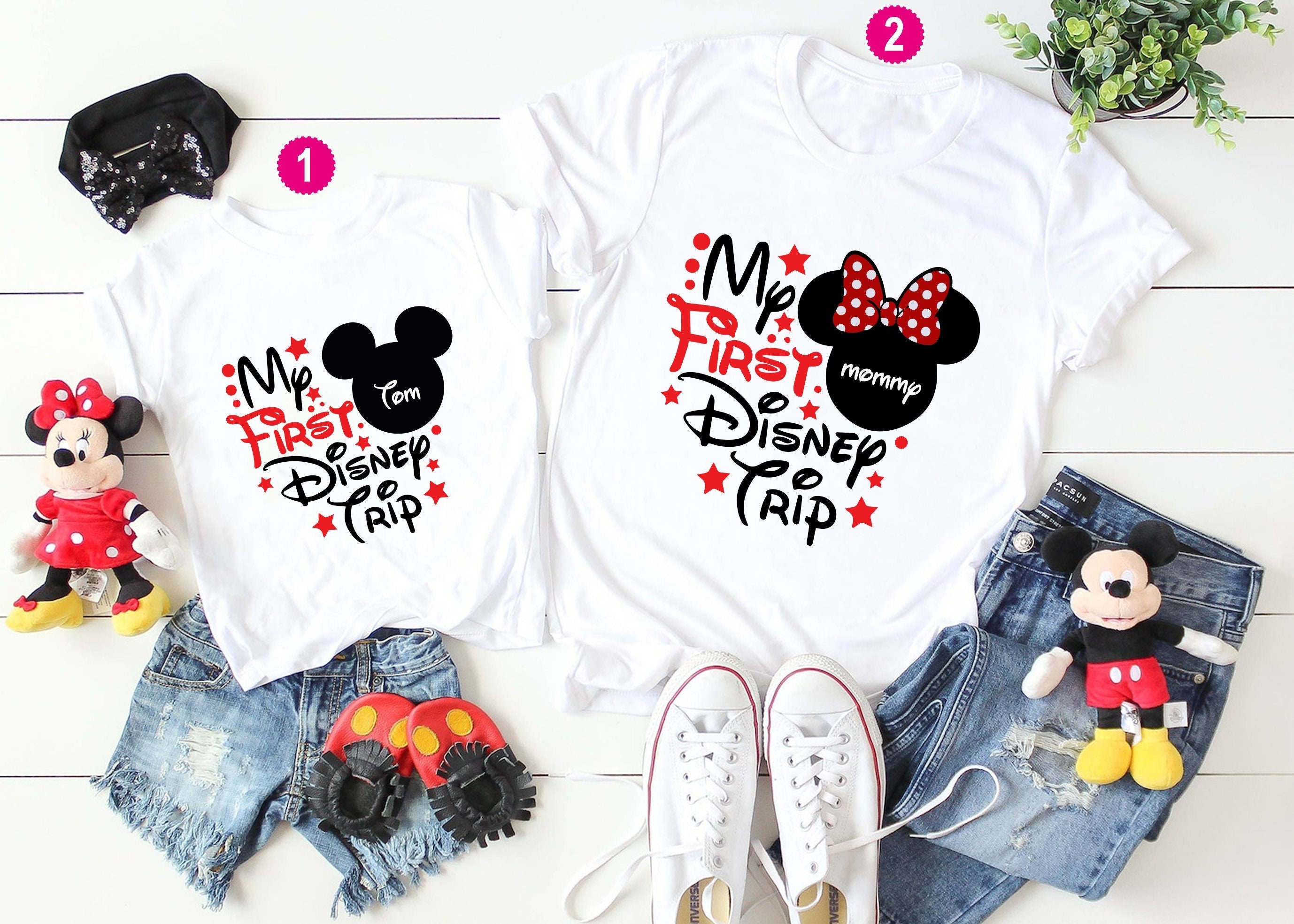 My first Disney Trip, Matching Disney Shirts ,Disney vacation ,Disney family shirts