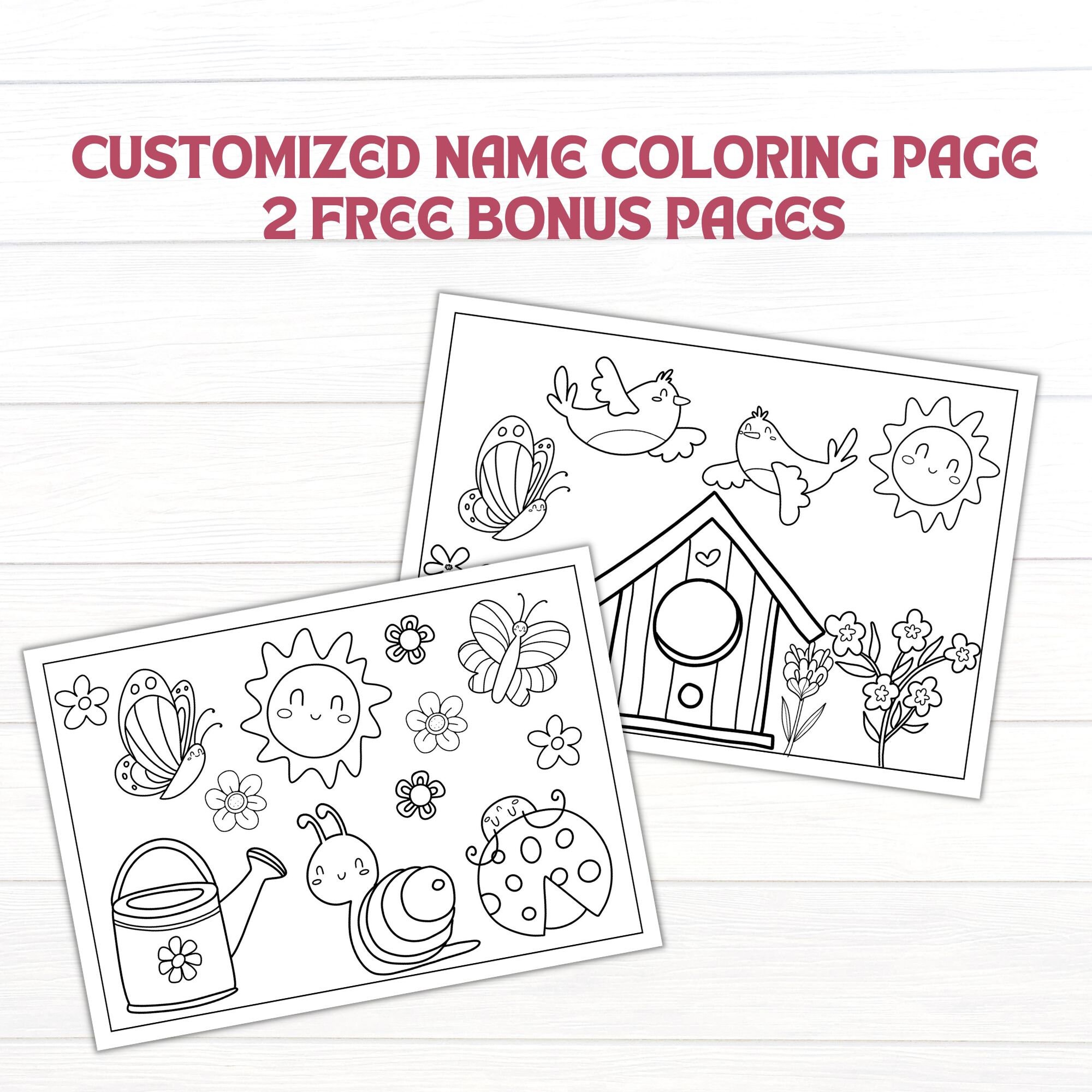 Personalized Coloring Page Custom - Il Fullxfull.5188661945 Epsl 