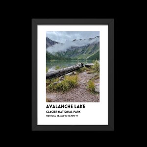 Avalanche Lake, Glacier National Park Druckbares Poster