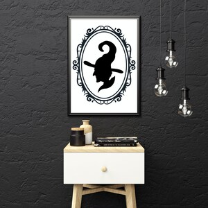 Witch Silhouette Digital Download