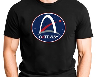 NASA Gateway Lunar Space Station Logo Adult Shirt