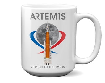 Tazza Artemis Ritorno sulla Luna / Oggetto da collezione spaziale NASA