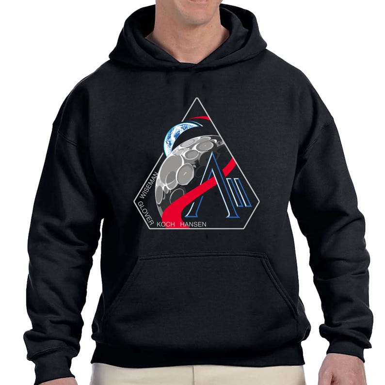 NASA Artemis 2 Mission Logo Pullover Adult Hoodie