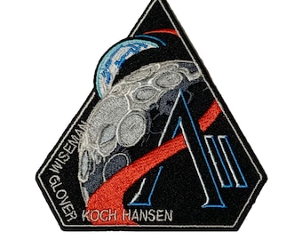 NASA Artemis 2 Embroidered Patch | Space Mission, Iron On/Sew On