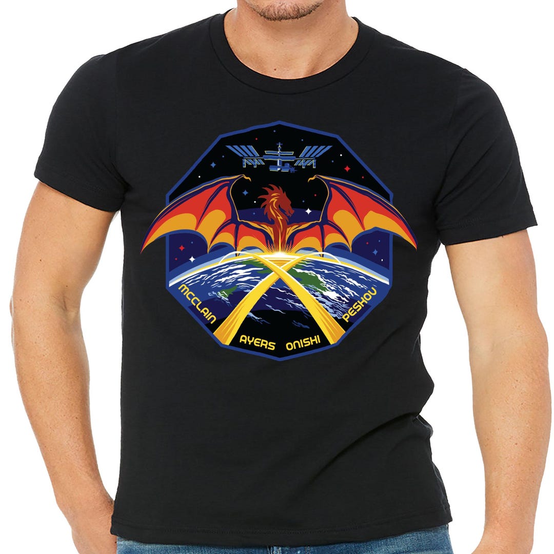 Crew-10 Mission Logo Shirt | Space Launch Collector Tee - Etsy